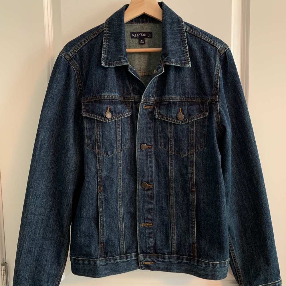 J. Crew Factory Dark Blue Denim Jacket